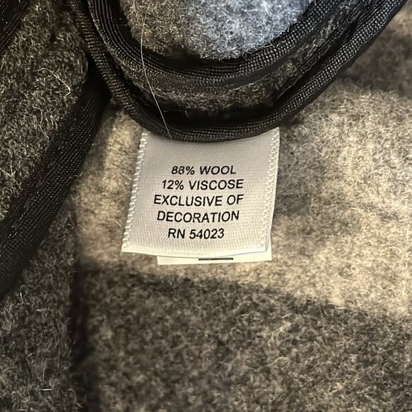 Banana Republic Women's Wool Toggle Coat Dark Gray Size M - Picture 10 of 10